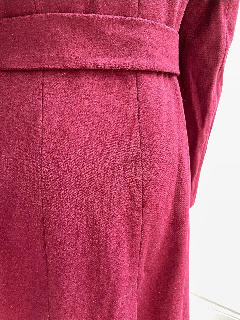 Ted Baker London Berry Wool Blend Wrap Coat with Belt, Size 1 (US 4-6) - Picture 6 of 8